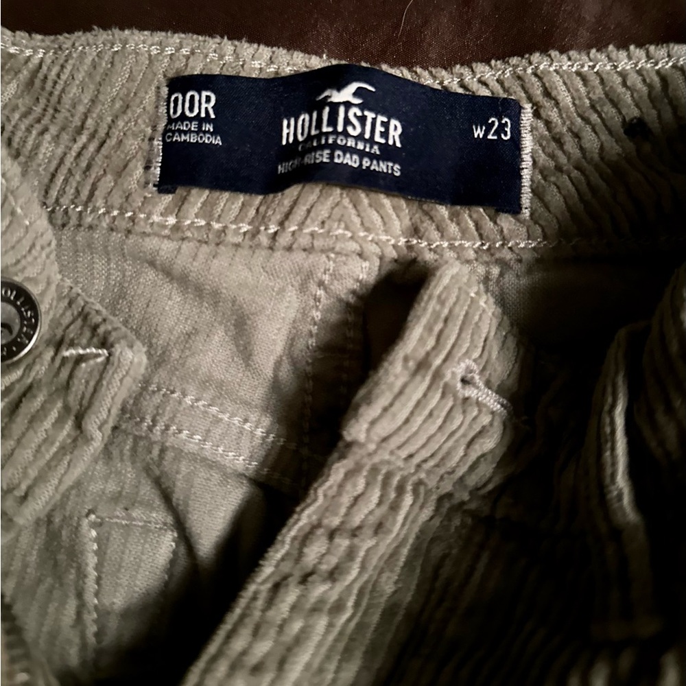 Hollister women’s corduroy wide leg pants size 23/00R